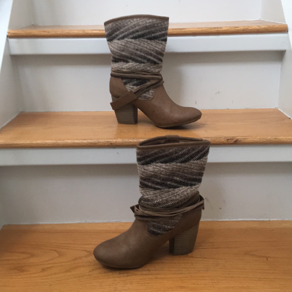 Pink & Pepper Marrakech Brown/Tan Western Boots